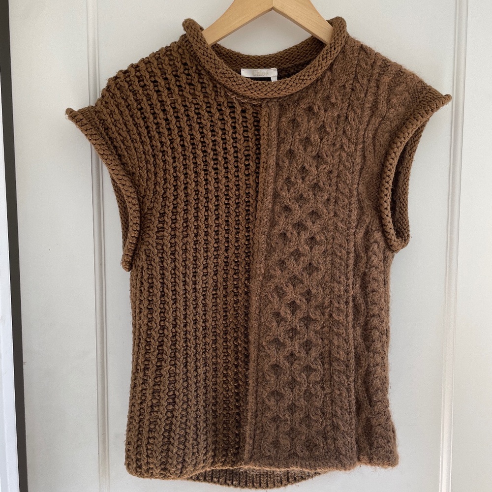 COPY - Chloé cable knit sweater vest